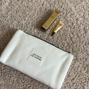 Chanel beauty-eye cream & makeup bag